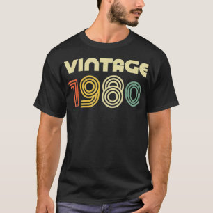 Vintag 1980 41. Geburtstagsgeschenk T-Shirt