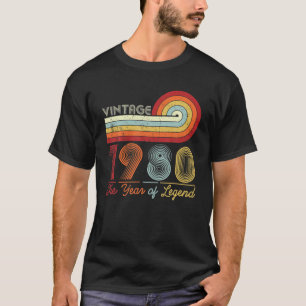 Vintag 1980 Das 40-jährige Legend-Jahr T-Shirt