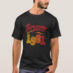 Vintag 1981, 1981, 40. Geburtstag, 40 Jahre T-Shirt
