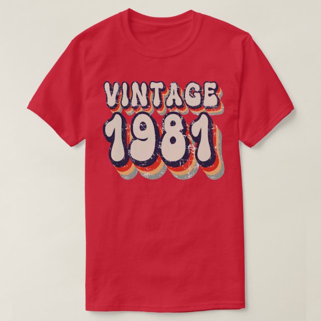 Vintag 1981 T-Shirt (Design vorne)