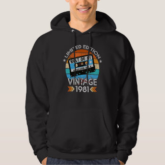 Vintag 1981 Vintage Phantastische Kassette Best of Hoodie