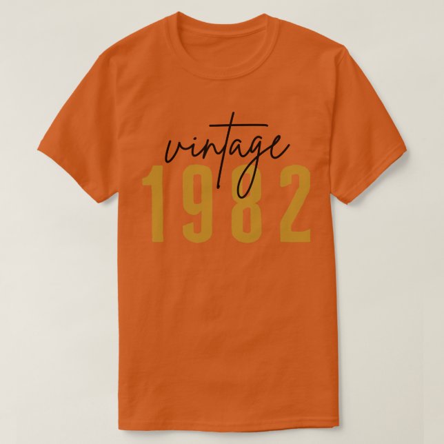 Vintag 1982 25 T-Shirt (Design vorne)