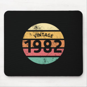 Vintag 1982 Phantastisch 40. Geburtstag Retro 1982 Mousepad