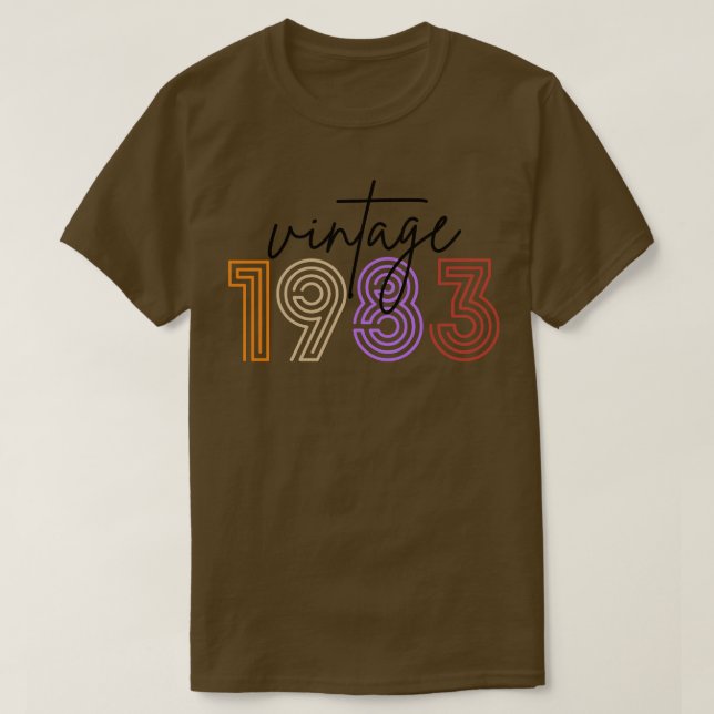 Vintag 1983 27 T-Shirt (Design vorne)