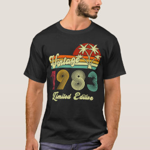 Vintag 1983 40 Jahre alt 40. Geburtstag T-Shirt