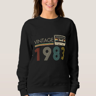 Vintag 1983 Kassette Sweatshirt