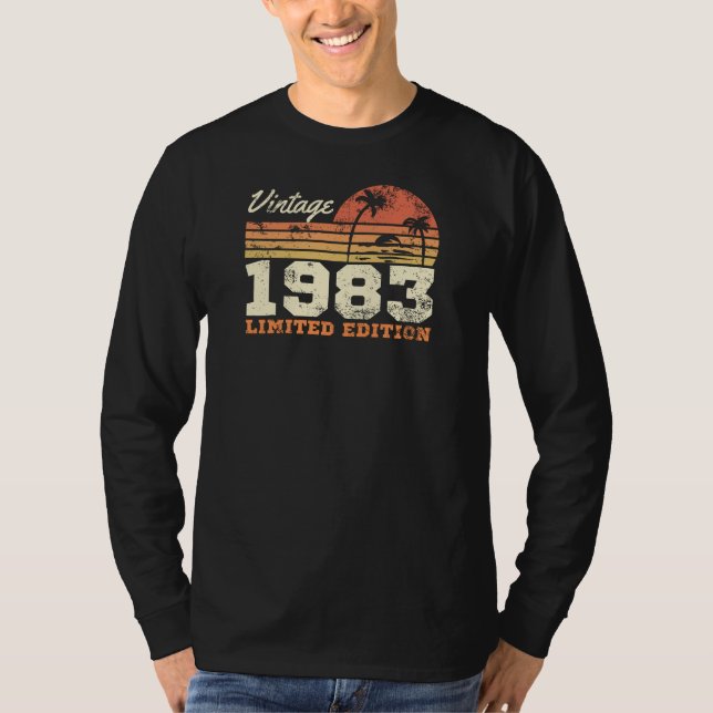 Vintag 1983 Limited Edition 41. Geburtstag T-Shirt (Vorderseite)