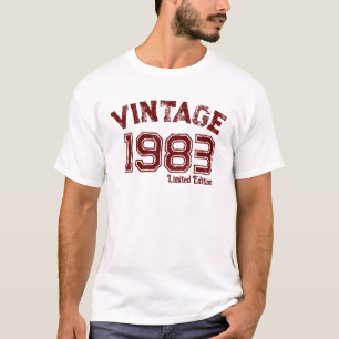 Vintag 1983 limitierte Edition T - Shirt