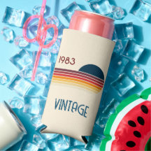 Vintag 1983 Retro Stripe Sun