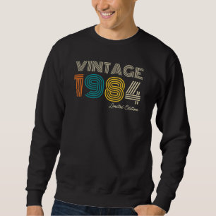 Vintag 1984 40. Geburtstag Sweatshirt