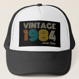 Vintag 1984 40. Geburtstag Truckerkappe