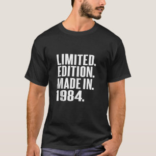Vintag 1984 Funny 40 Years Old Men Women 40 th Bir T-Shirt