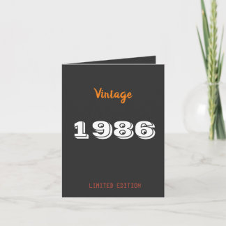 Vintag 1984 Limited Edition 40. Geburtstag Einladung