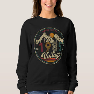 Vintag 1985 38 Jahre Alte Geschenke 38. Geburtstag Sweatshirt