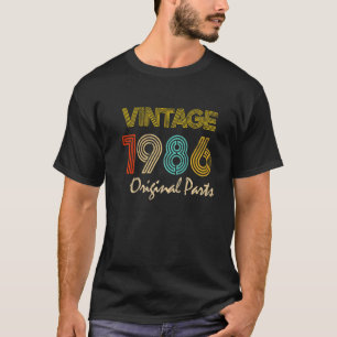 Vintag 1986 36 Jahre alte Männer und Frauen 36. Ge T-Shirt