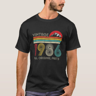 Vintag 1986 Alle Originalteile 35 Jahre alt 35. T-Shirt