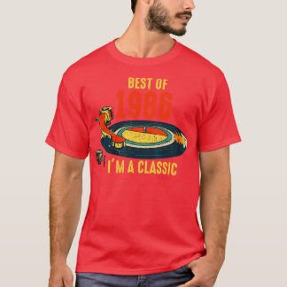 Vintag 1986 Geburtstag Best of 1986 Im a Classic V T-Shirt