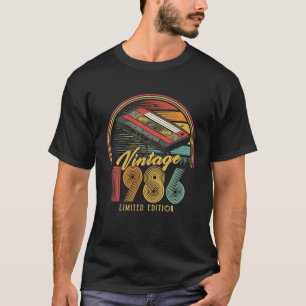 Vintag 1986 Retro Cassette 1986 40. Geburtstag 40 T-Shirt