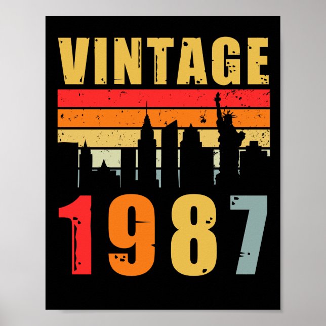 Vintag 1987, 1987 poster (Vorne)