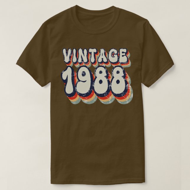 Vintag 1988 2 T-Shirt (Design vorne)