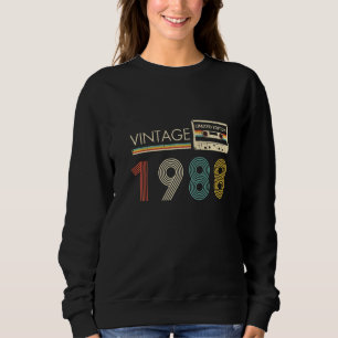Vintag 1988 Kassette Sweatshirt