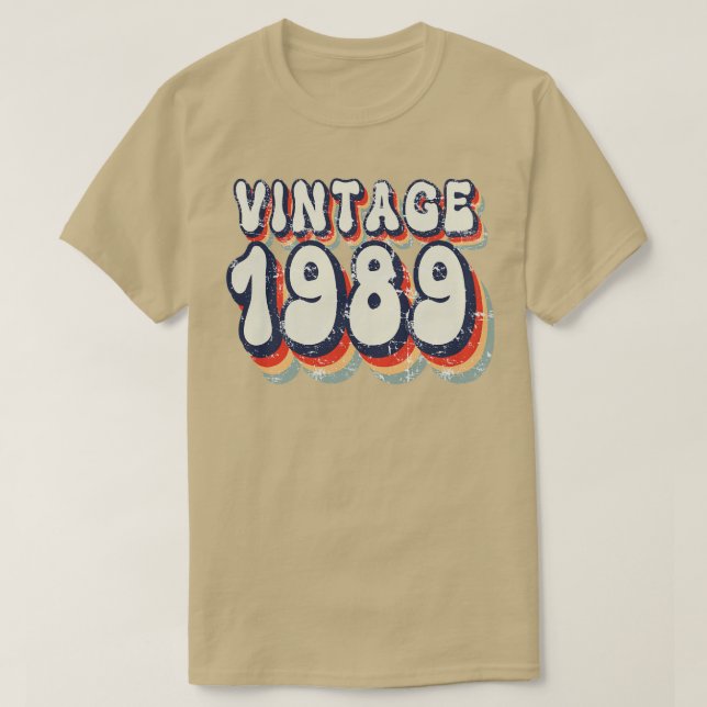 Vintag 1989 2 T-Shirt (Design vorne)