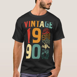 Vintag 1990 32 Jahre Altes Camping Wandern B T-Shirt