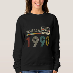 Vintag 1990 Kassette Sweatshirt