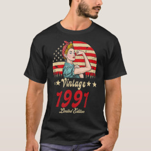 Vintag 1991 1991 31. B. Tag 31 Jahre alt T-Shirt