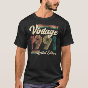 Vintag 1991 32 Jahre alt 32. Geburtstag T-Shirt