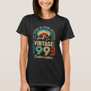 Vintag 1993 30. Geburtstag 30 Jahre alt T-Shirt