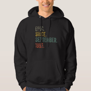 Vintag 1995 27. Geburtstag Epic Seit 19. September Hoodie