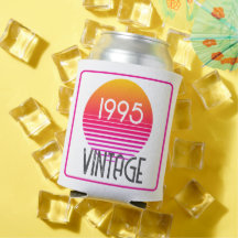 Vintag 1995 Neon Retro Stripe Sun 30. Geburtstag