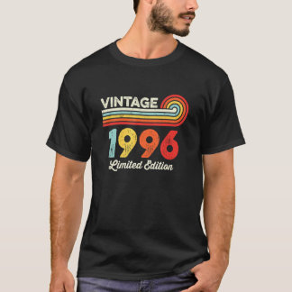 Vintag 1996 Geburtstagsfrauen Frauen Geboren 1996 T-Shirt