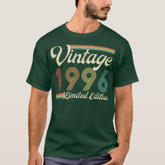 Vintag 1996 Limited Edition 27 Jahre alt Geburtsta T-Shirt