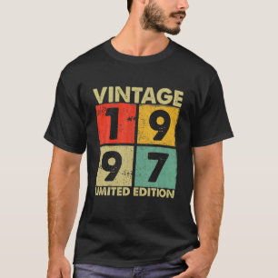 Vintag 1997 25. Geburtstagsgeschenk Männer Frauen  T-Shirt