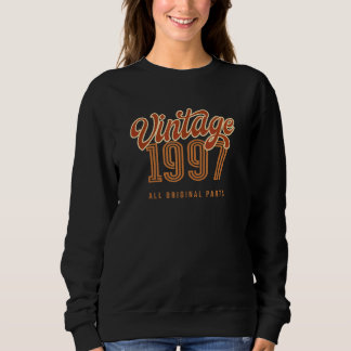 Vintag 1997 Alle Originalteile für Damen und Herre Sweatshirt