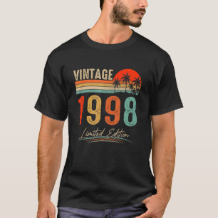 Vintag 1998 24. Geburtstag 24 Jahre alt T-Shirt