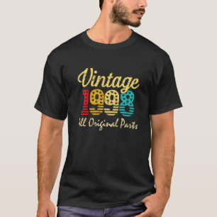 Vintag 1998 24 Jahre alte Männer und Frauen 24. Ge T-Shirt