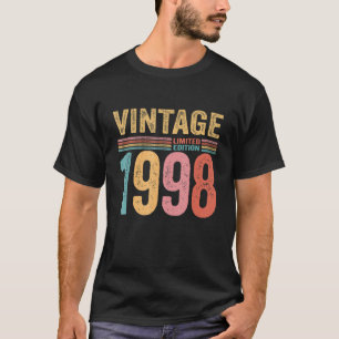 Vintag 1998 24 Jahre alter Geburtstag T-Shirt