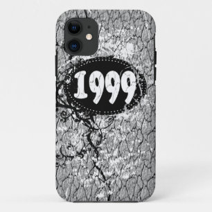 Vintag 1999 Geburtstag und Seit (Schwarz, Weiß) Case-Mate iPhone Hülle