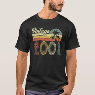 Vintag 2001 21. Geburtstag 21. T-Shirt