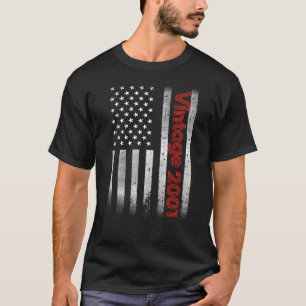 Vintag 2001 21 Jahre alte Männer und Frauen 21. Ge T-Shirt