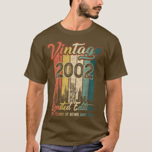Vintag 2002 20. Geburtstagsgeschenke 20 Jahre des T-Shirt