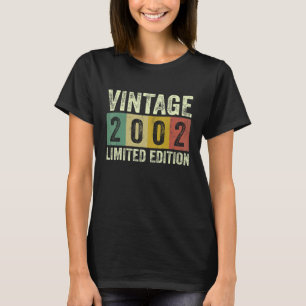 Vintag 2002 20 Jahre alt 20. Geburtstag T-Shirt