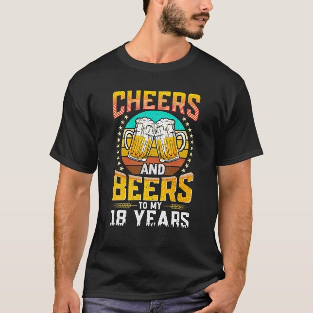 Vintag 2002 Biere und Beilagen für meine 18-jährig T-Shirt (Vorderseite)