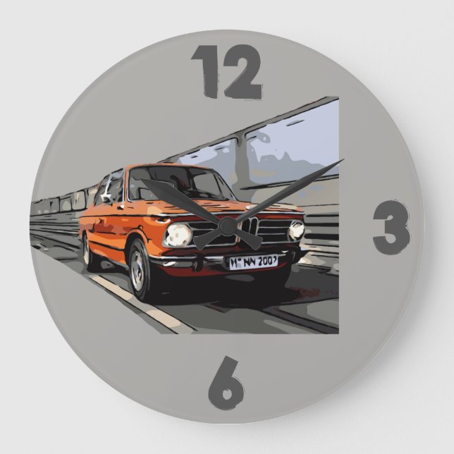 VINTAG 2002 GROßE WANDUHR (Vorderseite)