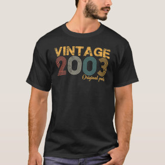 Vintag 2003 19. Geburtstag 19. T-Shirt