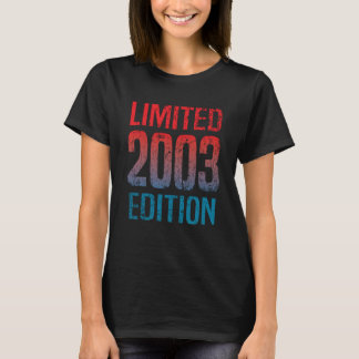 Vintag 2003 u 2013 2003 Geburtstag 2 T-Shirt