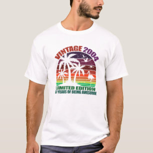 Vintag 2004, 18. Geburtstag, Teenager T-Shirt